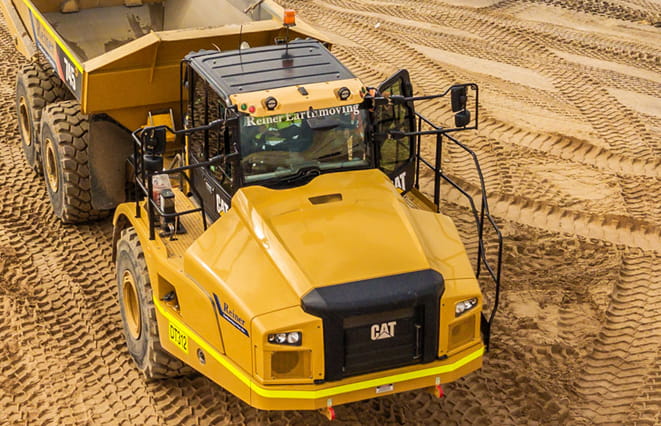 Reiner earthmoving invests in Cat articulated trucks