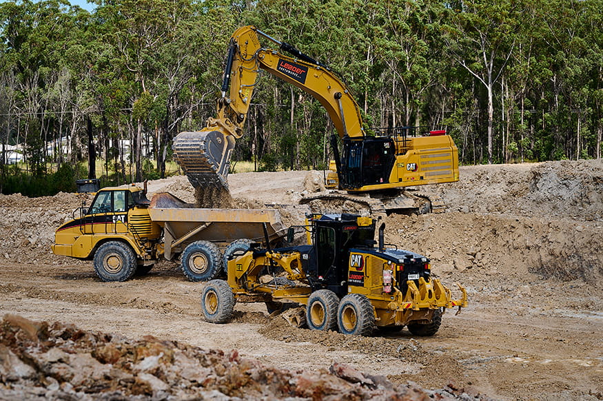 Leader Earthworks 2022 Construction Site