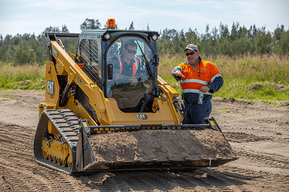 operator training cat compact track loader