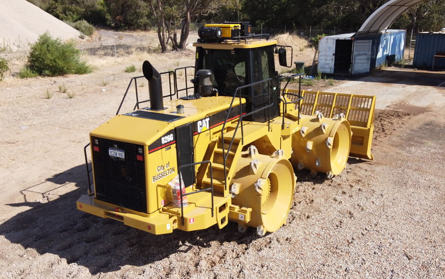 Busselton City Council Rebuild of Cat Compactor DRONE