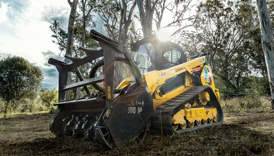 Cat Compact Track Loader and Mulcher