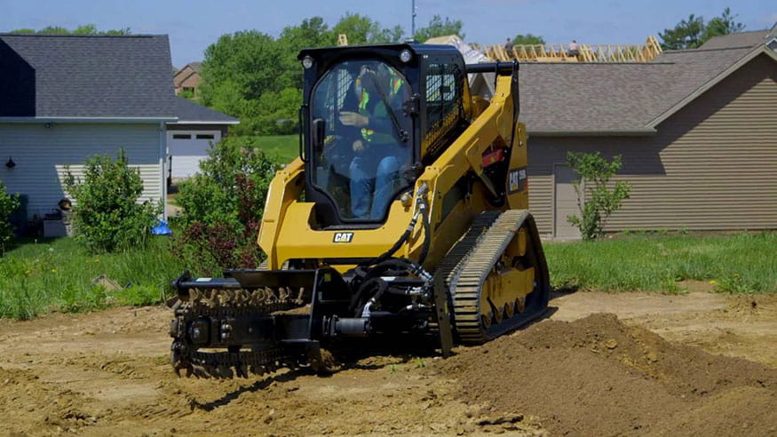 Cat Trencher Attachment