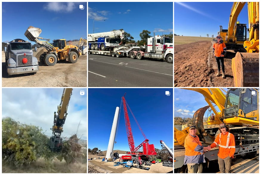 Divalls Earthmoving Instagram
