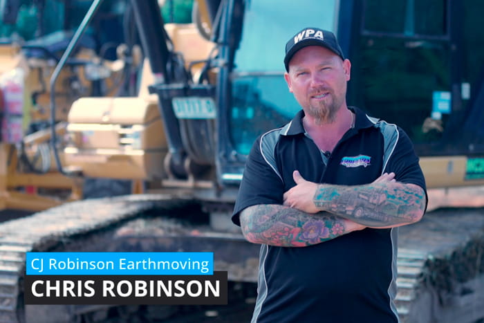 Chris Robinson from Robinson Earthmoving