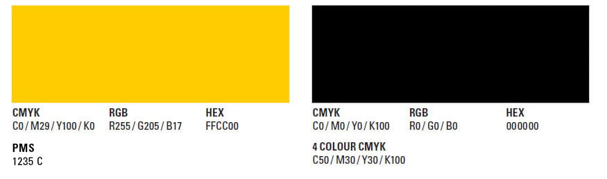 WesTrac Colour Palette