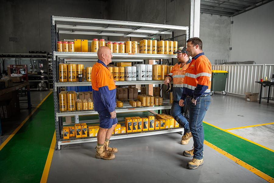 Customer buying parts at WesTrac Coffs Harbour
