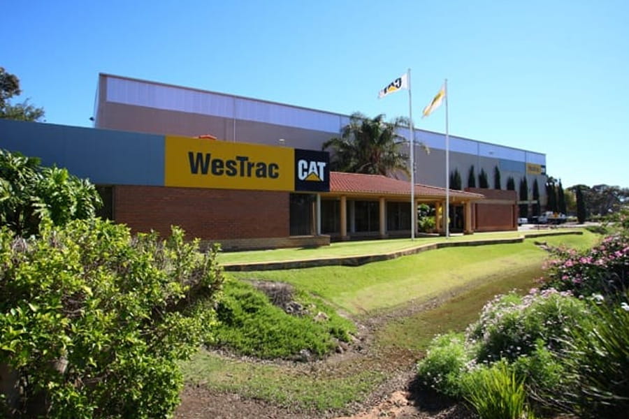 Front of the WesTrac Geraldton Branch