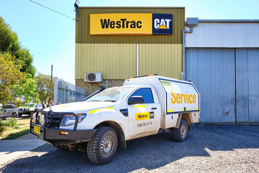 WesTrac Griffith field service truck