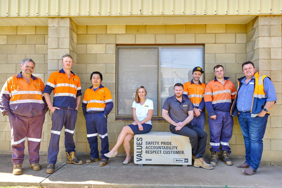 WesTrac Griffith Values Rock