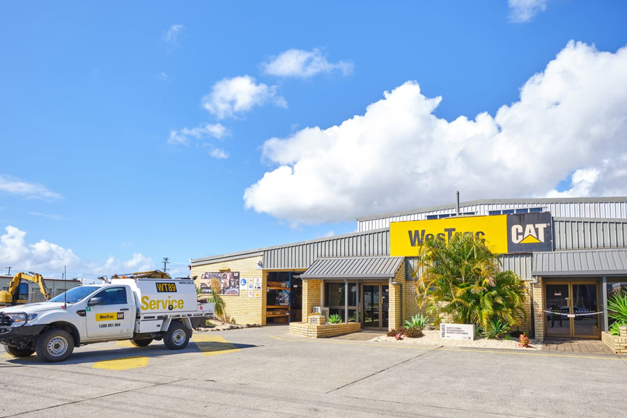 Front of the WesTrac Tweed Heads Branch