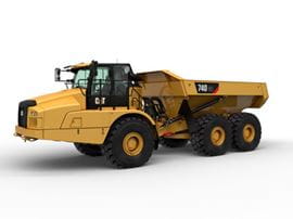 Cat Articulated Trucks for Rent