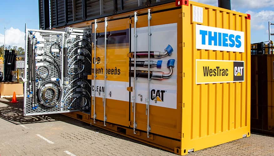 Thiess Hose Container