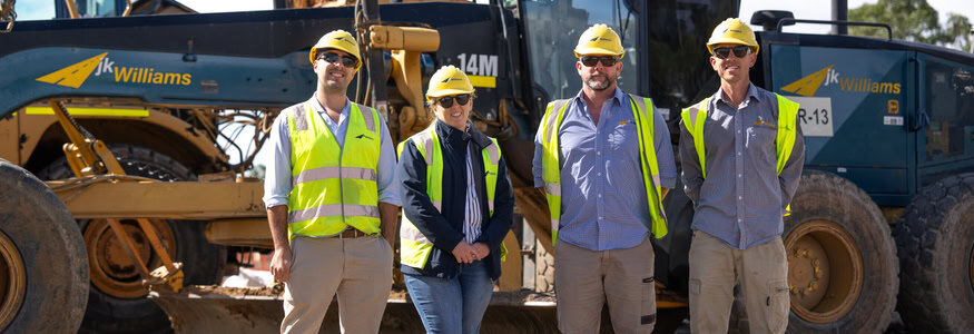 Yellow Iron Dominates at JK Williams