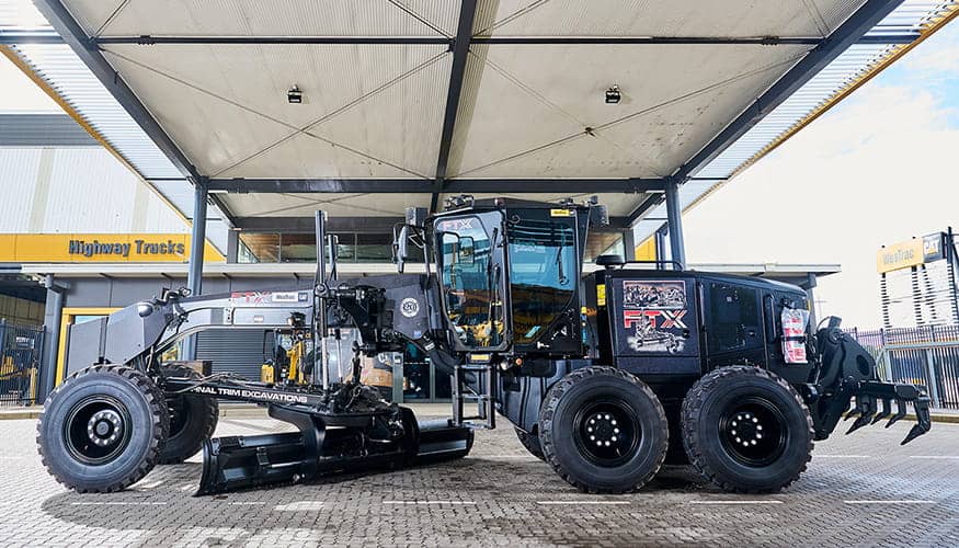 Final Trim Excavations 20 Year Black Grader