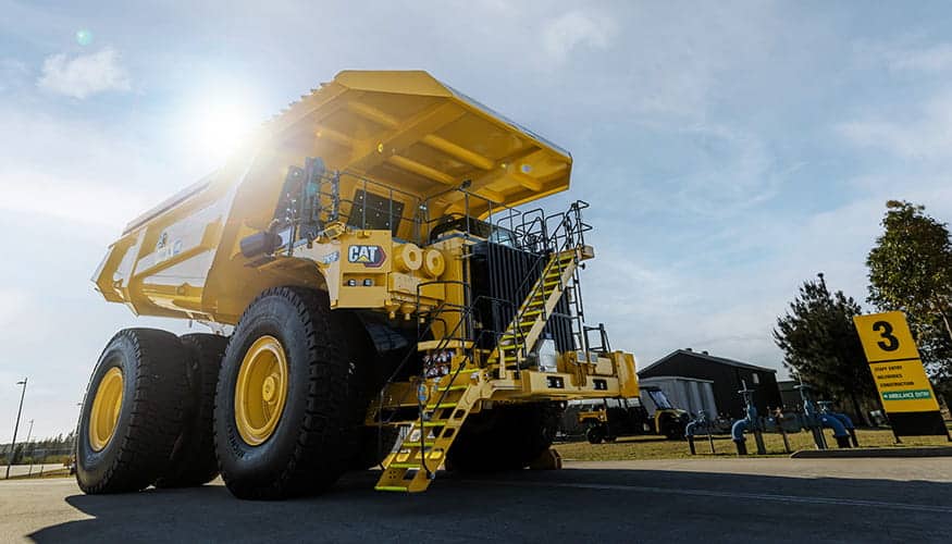 Cat Off Highway Truck at WesTrac Tomago