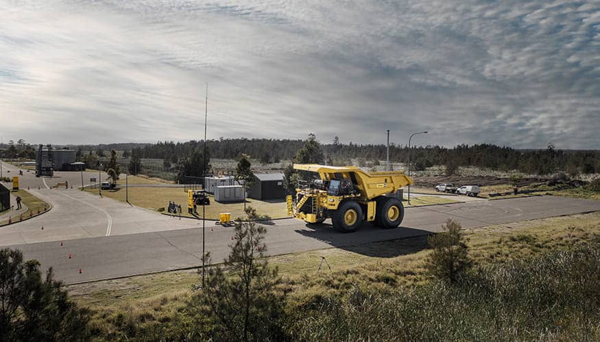 Cat Off Highway Truck on WesTrac Drive