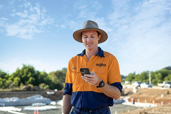 Customer receiving a notification