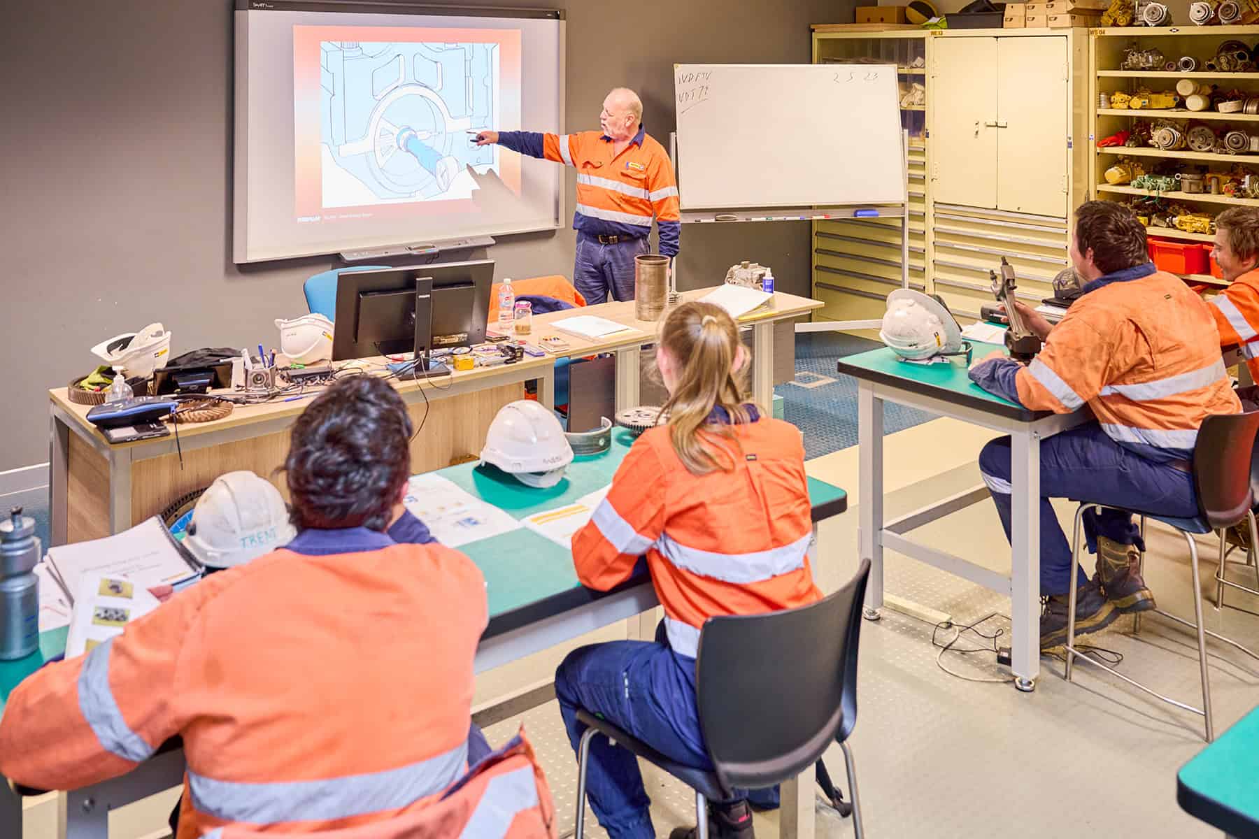 Classroom at the WesTrac Institute