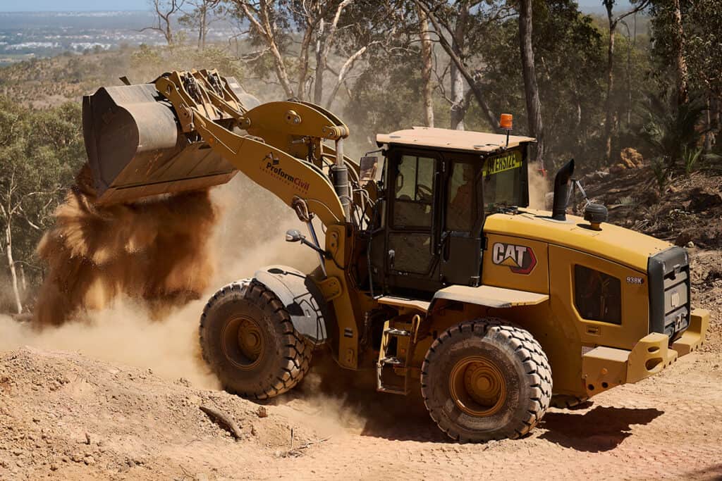 Cat Wheel Loader owned by Proform Civil