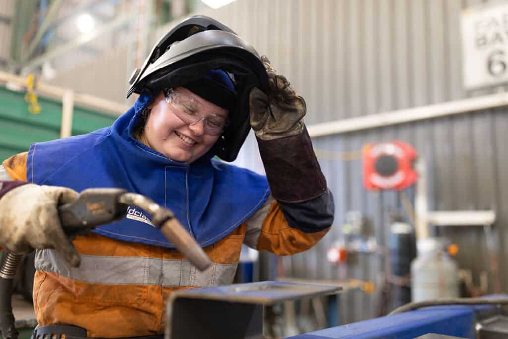 NTP podcast featuring WesTrac boilermaker Christie Hayward