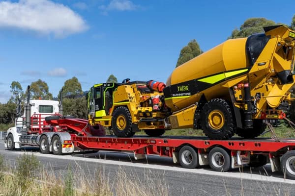 Elphinstone on truck