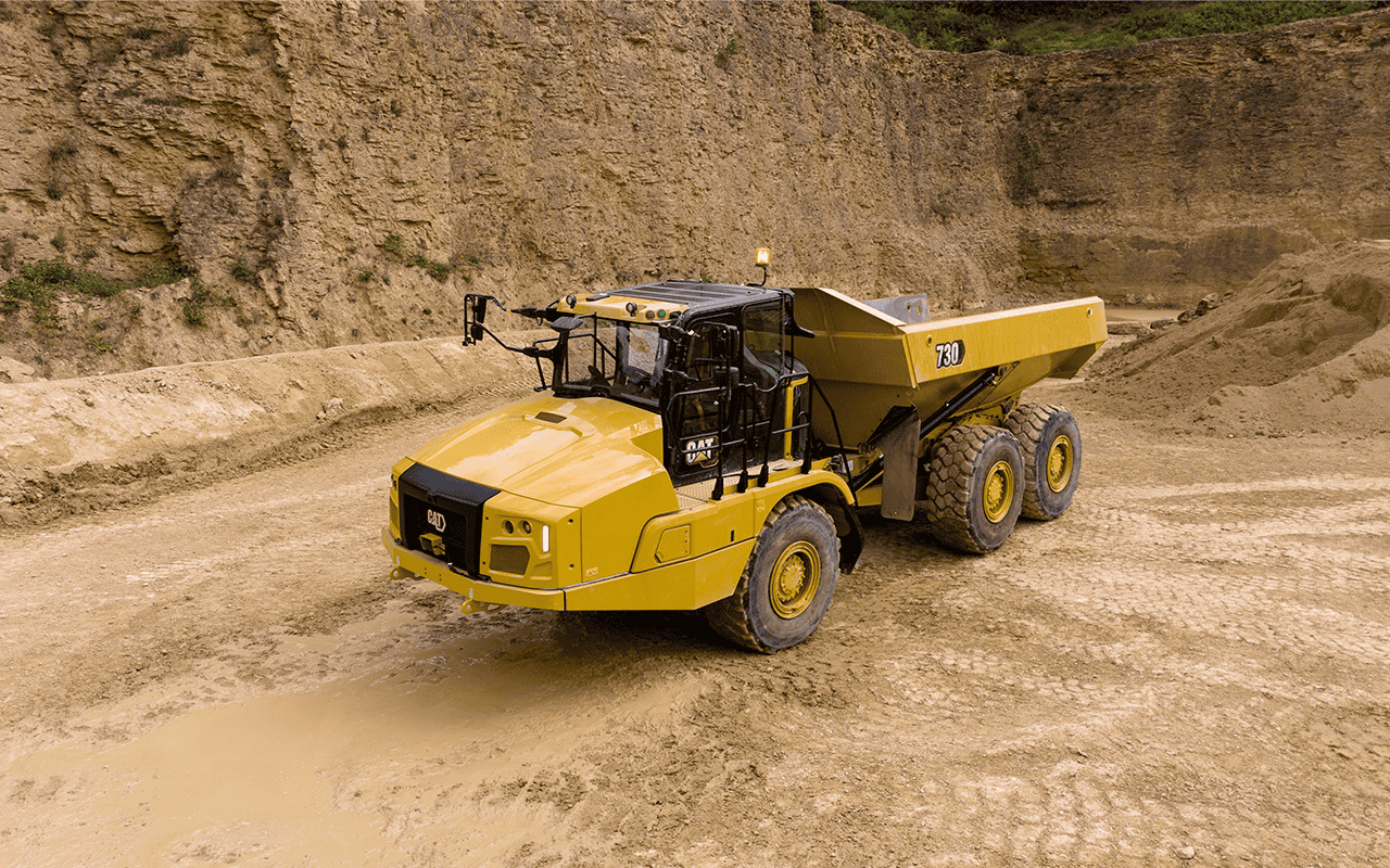 Cat articulated trucks