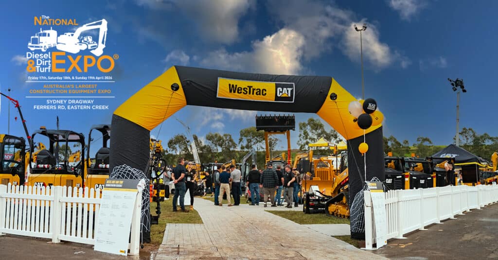 WesTrac levels up at DD&T 2026: New site and the new Cat 140