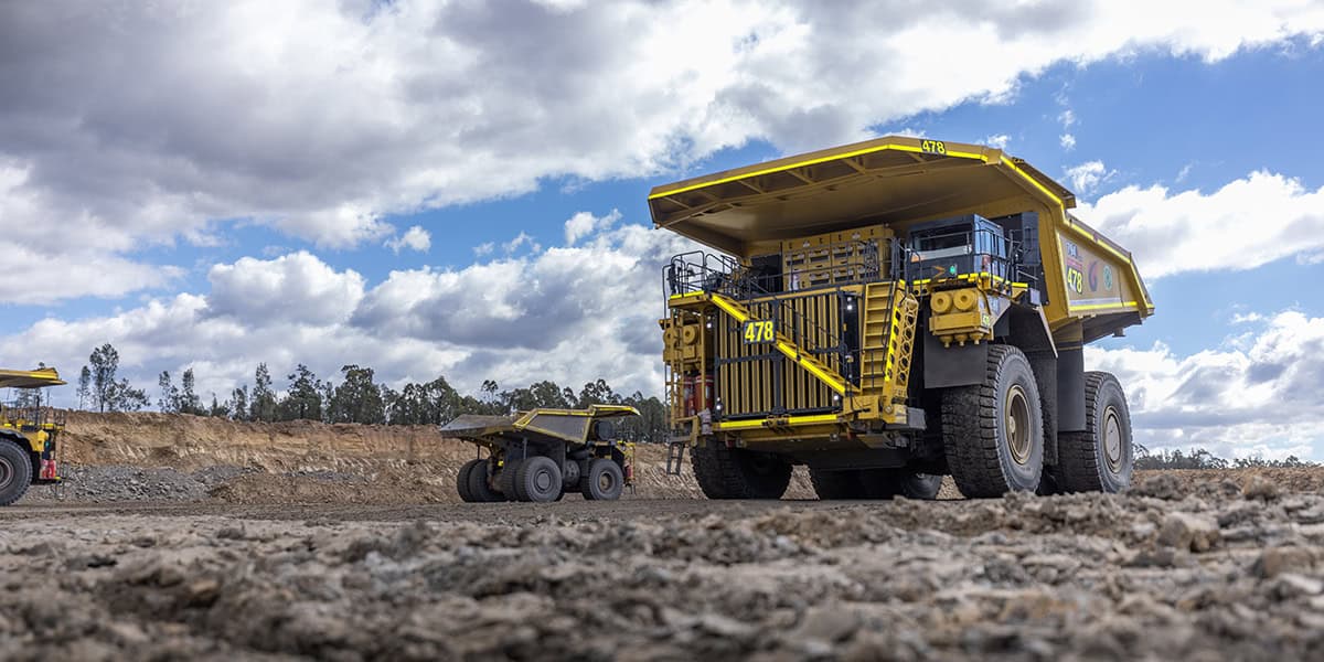Yancoal's fleet of Cat 794 AC Electric Drive Mining Trucks