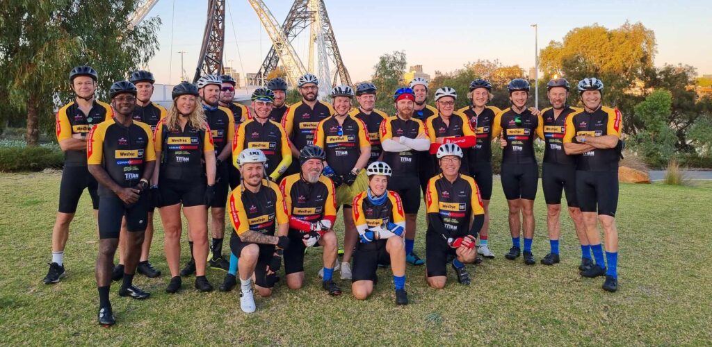 WesTrac prep for the 2026 MACA Cancer 200 Ride for the Perkins